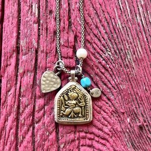 Silpada multi charm necklace